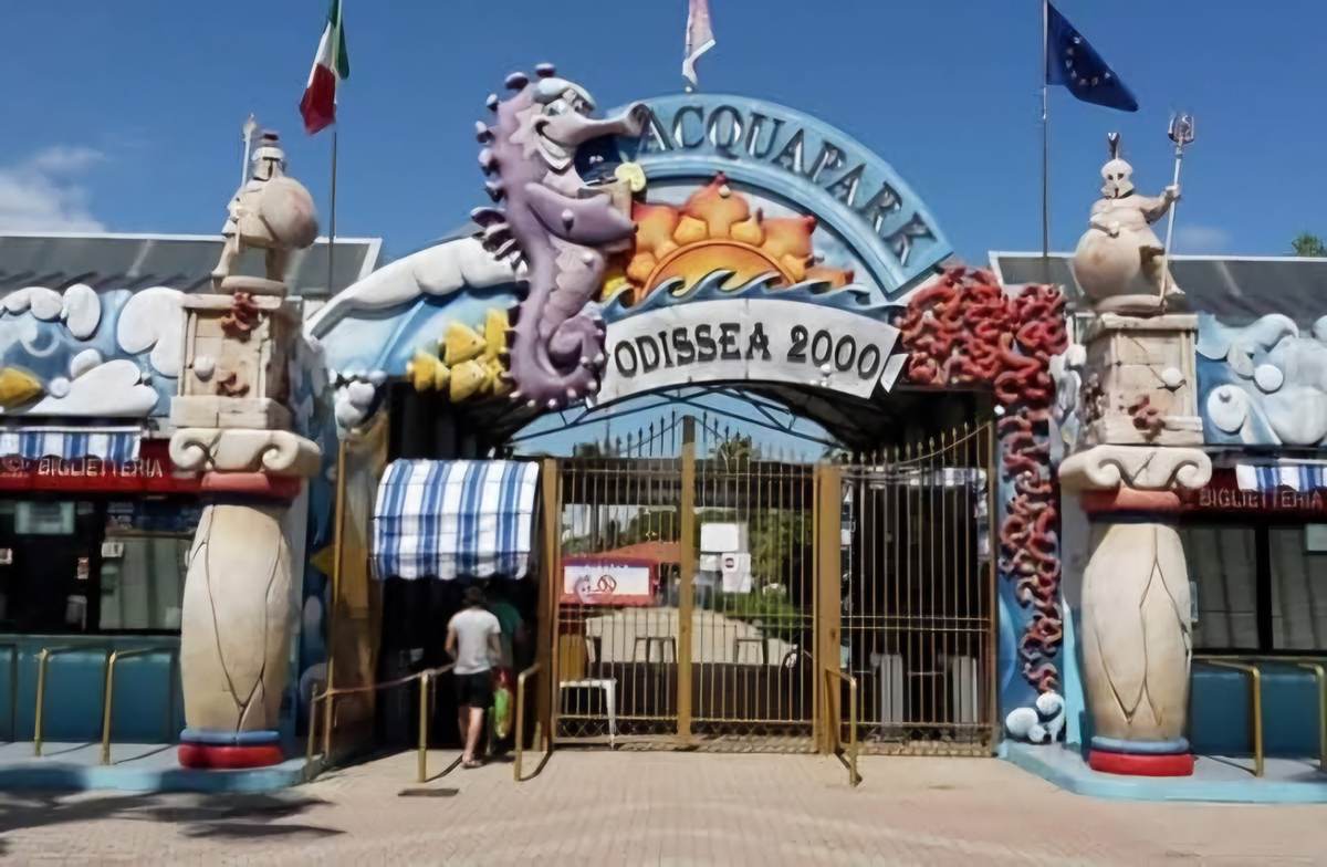 Ingresso dell'Acquapark Odissea 2000