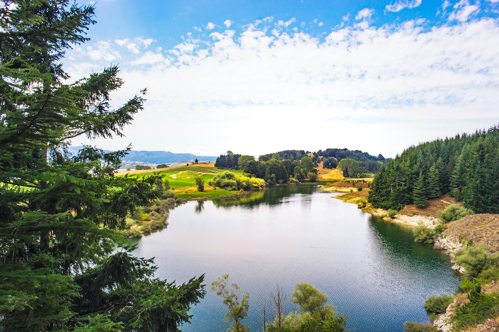Lago e boschi nel Parco Nazionale della Sila