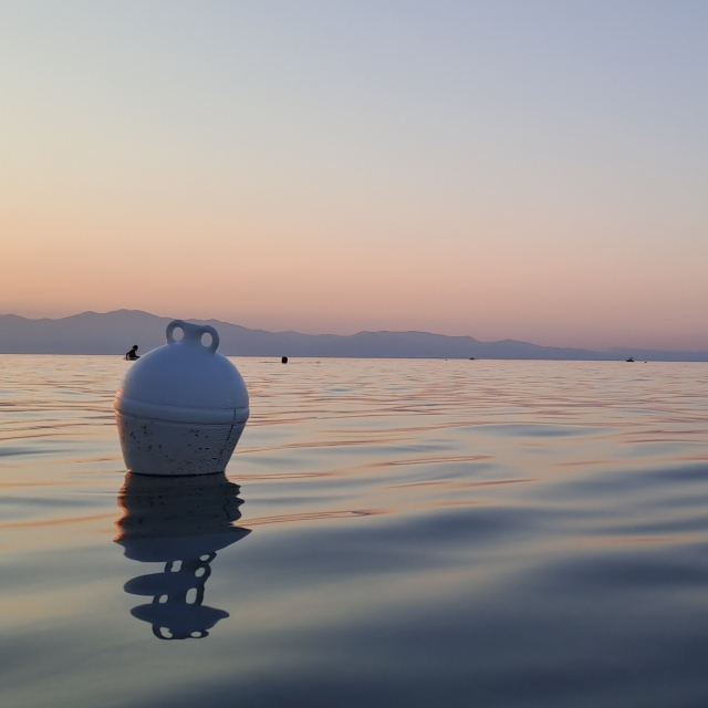 Tramonto sul mare
