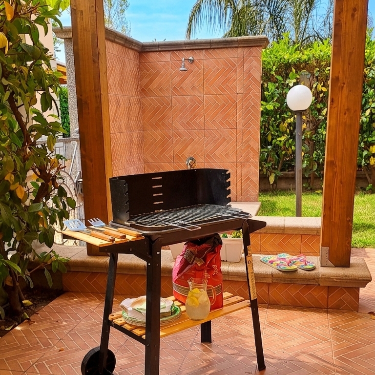 Barbecue in giardino
